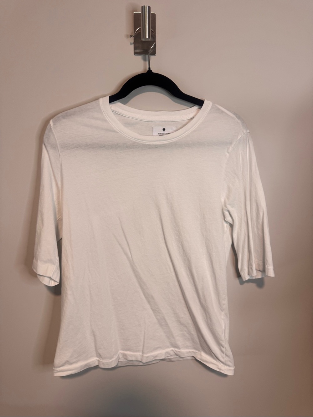 Classic T Shirt Company White Organic Cotton Oversized Tee Like New | Minimal